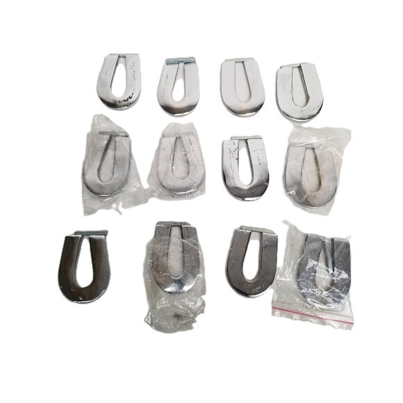 Horseshoe Magnets 2 Inch Lot of 12 Chrome Science Education - Picture 1 of 7